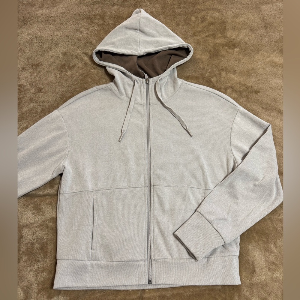 Women’s RBX Light Tan Hooded Zip Hoodie